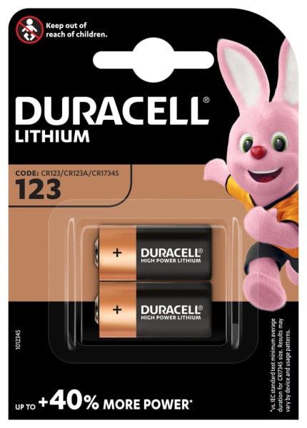 DURACELL - Batterie Lithium 123 (CR17345) 1Bli=2Stk