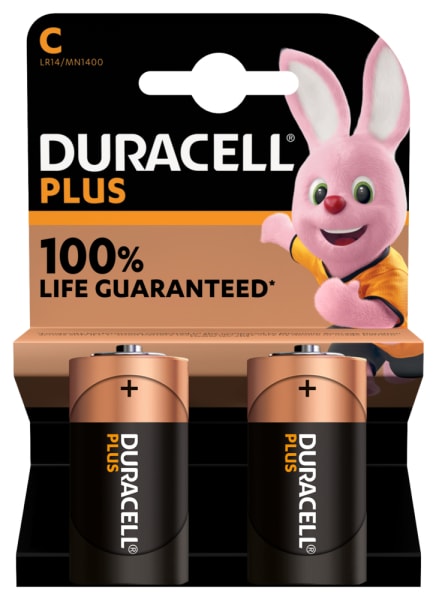 DURACELL - Batterie Plus Mainline Alkaline Baby C LR14 1Bli=2Stk