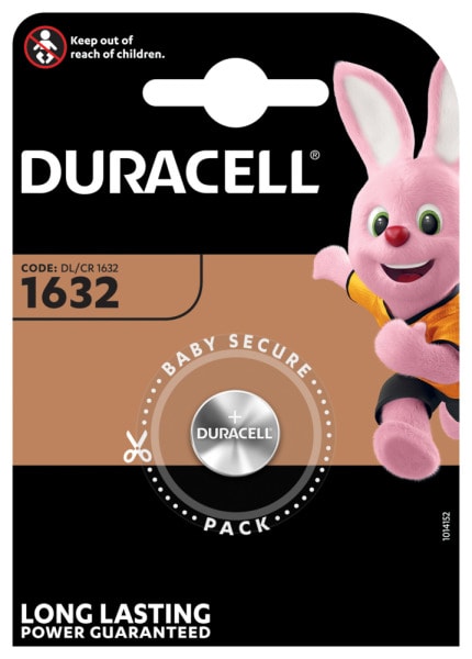 DURACELL - Knopfzelle Elektronik Lithium 1632 1Bli=1Stk