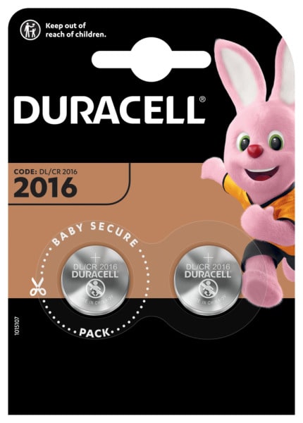 DURACELL - Knopfzelle Elektronik Lithium 2016 1Bli=2Stk