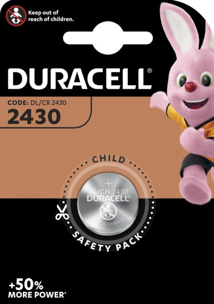 DURACELL - Knopfzelle Elektronik Lithium 2430 1Bli=1Stk