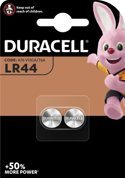 DURACELL - Knopfzelle Elektronik Alkaline LR44 1Bli=2Stk