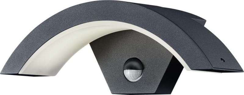 TRIO LEUCHTEN - 3000K/580Lm,Br.30cm,IP54,Aluguss anthrazit,Bewegungsm.