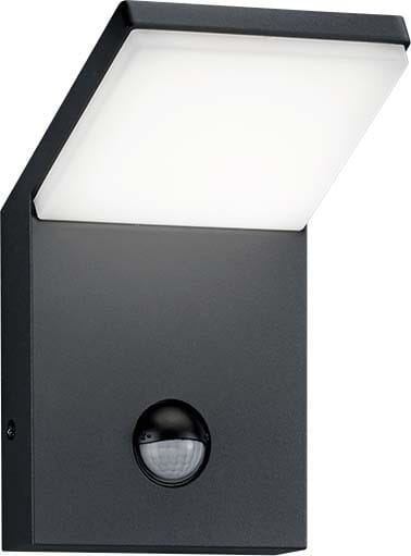 TRIO LEUCHTEN - 3000K/900Lm,H16cm/Ausl.10,5cmAluguss anthrazit,Bewegungsm.