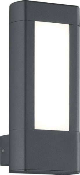 TRIO LEUCHTEN - LED/3000K/2x450Lm,H.25cm,IP54Aluguß anthrazit/Acryl weiß