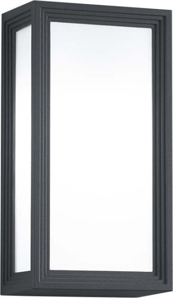TRIO LEUCHTEN - 3000K/470Lm,H/B/T 28/15/10cm,IP54,Ausf.Aluguß anthrazit