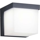 TRIO LEUCHTEN - LED/3000K/330Lm,12x12cm,Ausl.14cm,Aluguss anthrazit/KS weiß