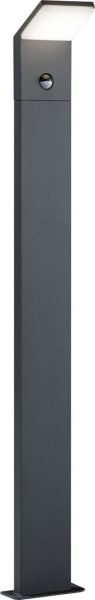 TRIO LEUCHTEN - 3000K/900Lm,H.100cm,Aluguss anthrazit,Bewegungsm.