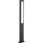 TRIO LEUCHTEN - 3000K/2x600Lm,H.100cm,IP54,Aluguß anthr./Acryl weiß