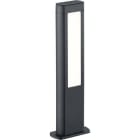 TRIO LEUCHTEN - 3000K/2x600Lm,H.50cm,IP54,Aluguß anthrazit,Acryl weiß