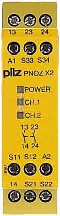 PILZ - Not-Aus-Schaltgerät 24VAC/DC 2n/o PNOZ X2 #774303