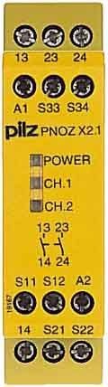 PILZ - Not-Aus-Schaltgerät 24VAC/DC 2n/o PNOZ X2.1 #774306