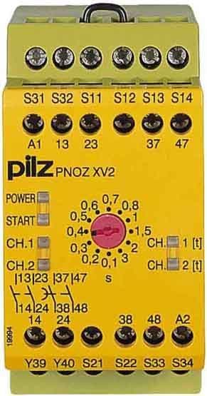 PILZ - Not-Aus-Schaltgerät 3/24VDC 2n/o 2n/o  PNOZ XV2 #774502