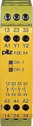 PILZ - Kontakterweiterungsblock 24VDC 4n/o PZE X4 #774585