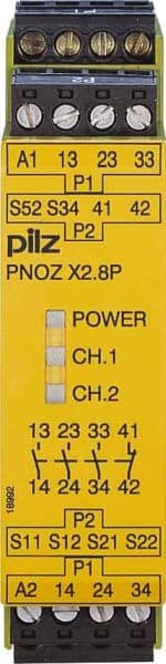 PILZ - Not-Aus-Schaltgerät 24VACDC 3n/o 1n/ PNOZ X2.8P #777301