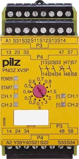 PILZ - Not-Aus-Schaltgerät 3/24VDC 3n/o 2n/o PNOZ XV3P #777512
