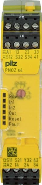 PILZ - Not-Aus-Schaltgerät 24VDC 3 n/o 1 n/c PNOZ s4 #750104