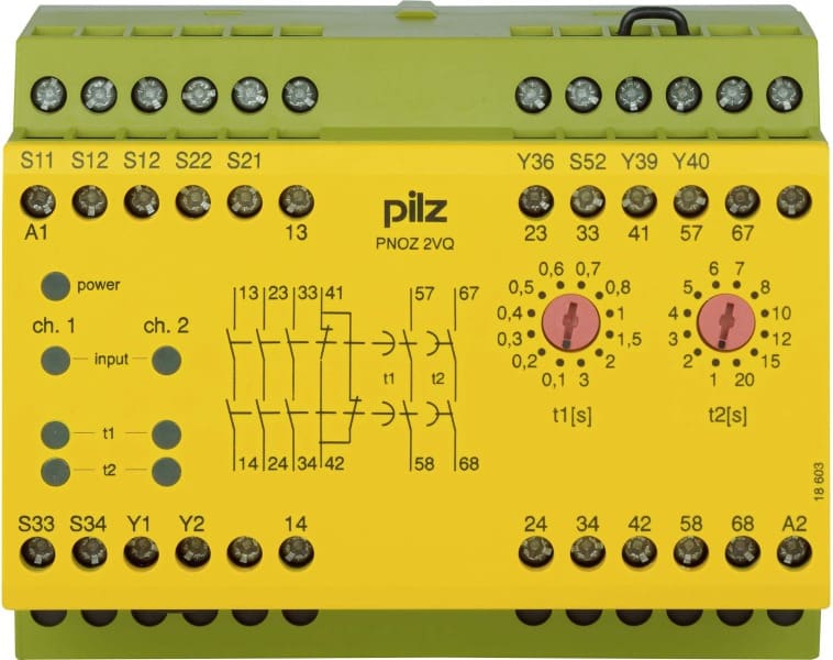 PILZ - Not-Aus-Schaltgerät 24DC 3n/o 1n/c 2n/ PNOZ 2VQ #774013