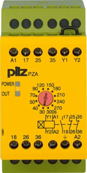 PILZ - Zeitrelais anprechverz. 110-120VAC 1n/o PZA 300 #774023