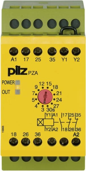 PILZ - Zeitrelais anprechverz. 24VDC 1n/o 2n/c PZA 30 #774030