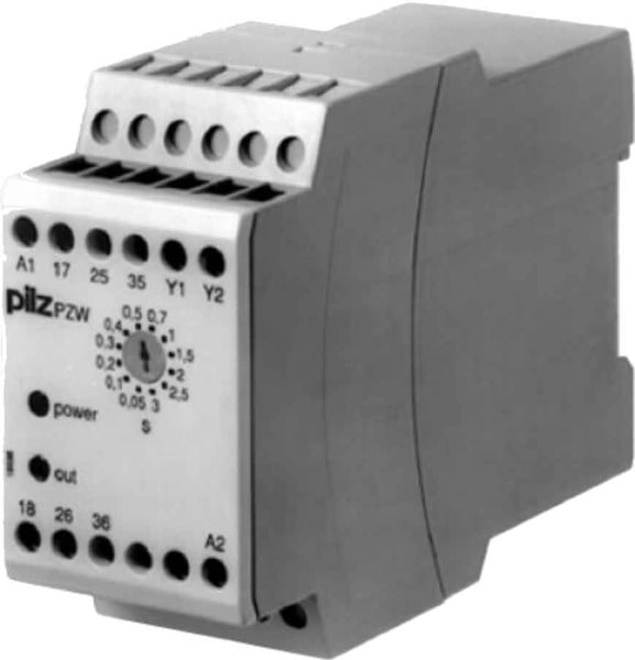 PILZ - Zeitrelais wischend 110-120VAC 1n/o 2n/c PZW 3 #774044