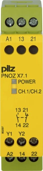 PILZ - Not-Aus-Schaltgerät 24VAC/DC 1n/o 1n/ PNOZ X7.1 #774051