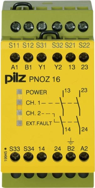 PILZ - Not-Aus-Schaltgerät 110VAC 24VDC 2n/o PNOZ 16 #774063