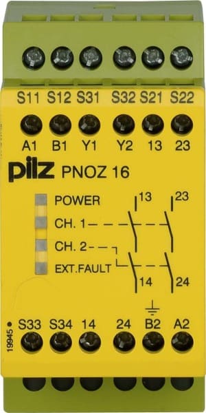 PILZ - Not-Aus-Schaltgerät 230VAC 24VDC 2n/o PNOZ 16 #774066