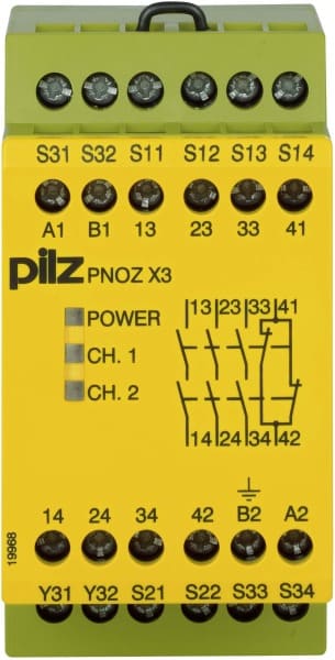 PILZ - Not-Aus-Schaltgerät 110AC24DC3n/o1n/c1s PNOZ X3 #774314