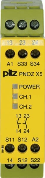 PILZ - Not-Aus-Schaltgerät 12VDC 2n/o PNOZ X5 #774326