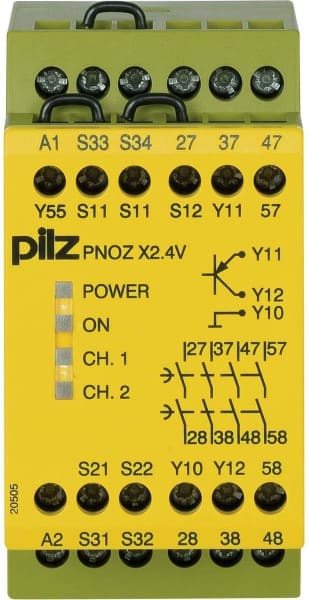 PILZ - Not-Aus-Schaltgerät 1/24VDC 4n/o 1so PNOZ X2.4V #774517