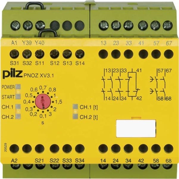 PILZ - Not-Aus-Schaltgerät 300/24DC3n/o1n/c PNOZ XV3.1 #774538