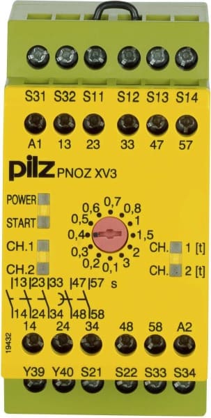 PILZ - Not-Aus-Schaltgerät 3/24VDC 3n/o 2n/o PNOZ XV3 #774542