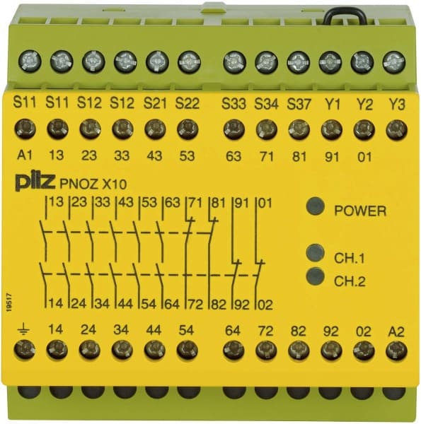 PILZ - Not-Aus-Schaltgerät 110-120AC6n/o4nc3L PNOZ X10 #774703