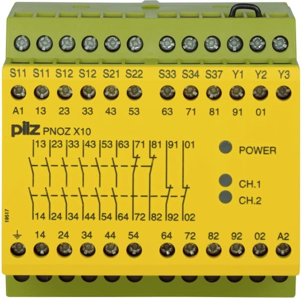 PILZ - Not-Aus-Schaltgerät 230-240AC6n/o4nc3L PNOZ X10 #774706