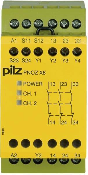 PILZ - Not-Aus-Schaltgerät 24VAC 24VDC 3n/o PNOZ X6 #774729