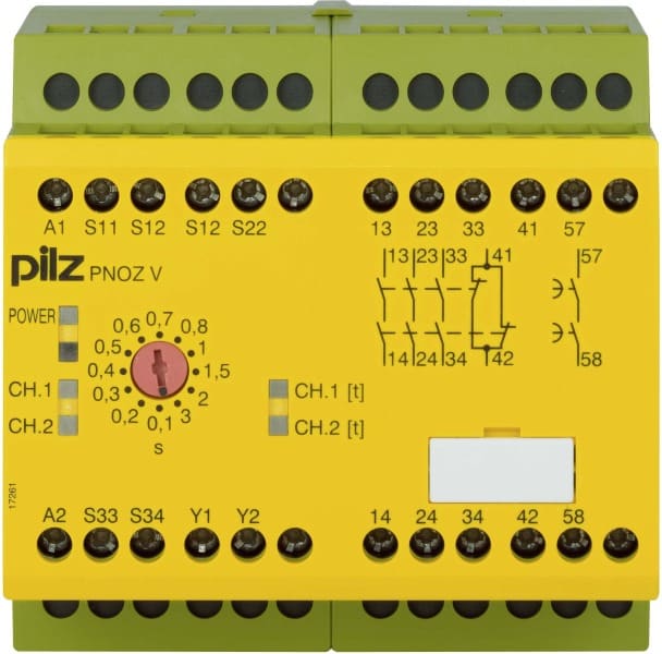 PILZ - Not-Aus-Schaltgerät 3s 24DC 3n/o1n/c1n/o PNOZ V #774789