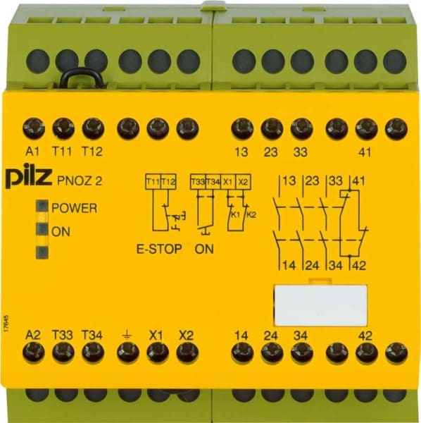 PILZ - Not-Aus-Schaltgerät 230VAC 3n/o 1n/c PNOZ 2#775850