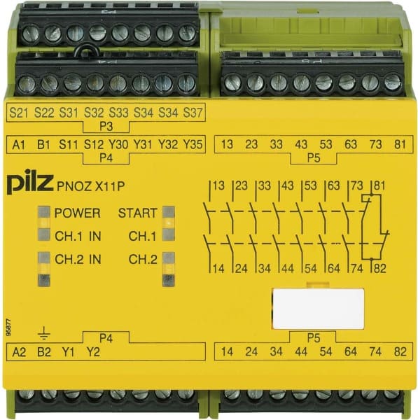 PILZ - Not-Aus-Schaltgerät 110-120AC24DC7no1 PNOZ X11P #777083