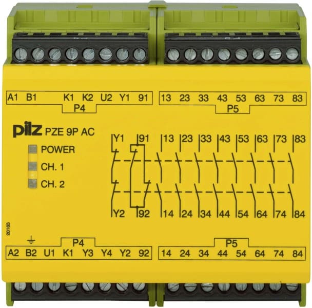 PILZ - Kontakterweiterungsblock 24VACDC 100-240 PZE 9P #777148