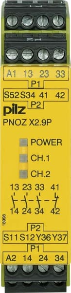 PILZ - Not-Aus-Schaltgerät 24VDC 3n/o 1n/c PNOZ X2.9P #777300