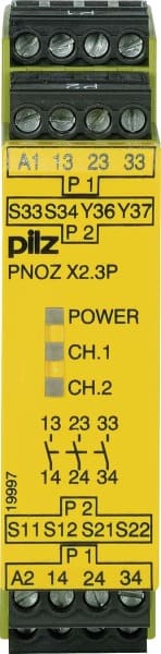 PILZ - Not-Aus-Schaltgerät 24VACDC 3n/o PNOZ X2.3P #777304
