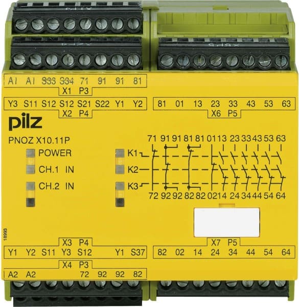 PILZ - Not-Aus-Schaltgerät 24VDC 6n/o 4n/ PNOZ X10.11P #777750