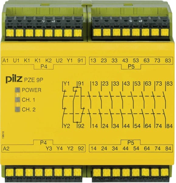 PILZ - Kontakterweiterungsblock 24VACDC 8n/o 1n PZE 9P #787140