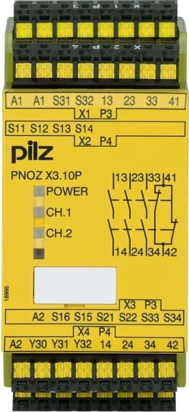 PILZ - Not-Aus-Schaltgerät 24ACDC 3n/o 1n PNOZ X3.10PC #787314