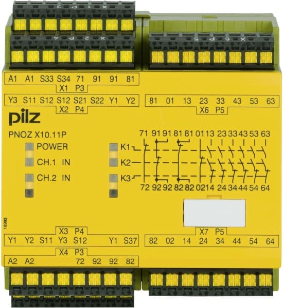PILZ - Not-Aus-Schaltgerät 24VDC 6n/o 4n/ PNOZ X10.11PC#787750