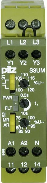 PILZ - Spannungsüberwach.relais 24VDC UM 230VAC S3UM #837260