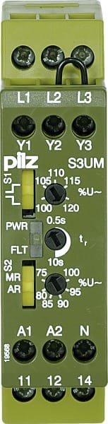 PILZ - Spannungsüberwach.relais 24VDC UM 400/440V S3UM #837271