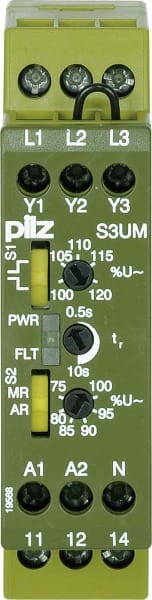 PILZ - Spannungsüberwach.relais 24VDC UM 208/400/ S3UM #837305
