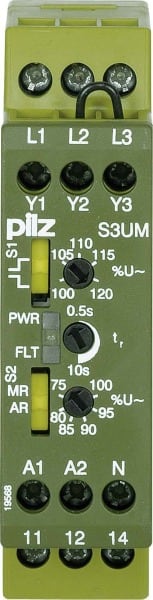 PILZ - Spannungsüberwach.relais 230VAC UM 415/460 S3UM #837380